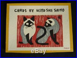 12 Kiyoshi Saito Real Woodblock Prints Boxed New Old Stock Mint Condition