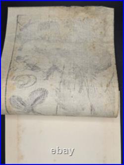 1880s Hokusai Manga Vol. 1 8 Loose Woodblock Prints Tigers, Birds, Botanicals