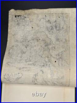 1880s Hokusai Manga Vol. 1 8 Loose Woodblock Prints Tigers, Birds, Botanicals