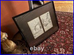 1890s Japanese Woodblock Prints by Chikashige
