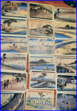 18 Rare WithMakers Marks! Hiroshige Utagawa Hiroshige Woodblock Prints