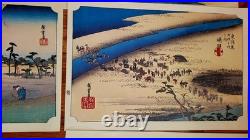 18 Rare WithMakers Marks! Hiroshige Utagawa Hiroshige Woodblock Prints