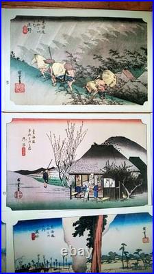 18 Rare WithMakers Marks! Hiroshige Utagawa Hiroshige Woodblock Prints