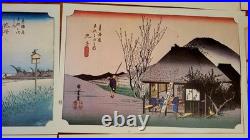 18 Rare WithMakers Marks! Hiroshige Utagawa Hiroshige Woodblock Prints