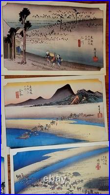 18 Rare WithMakers Marks! Hiroshige Utagawa Hiroshige Woodblock Prints
