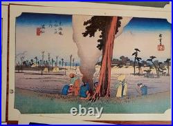 18 Rare WithMakers Marks! Hiroshige Utagawa Hiroshige Woodblock Prints