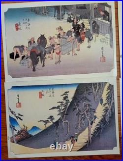 18 Rare WithMakers Marks! Hiroshige Utagawa Hiroshige Woodblock Prints
