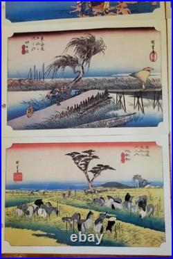 18 Rare WithMakers Marks! Hiroshige Utagawa Hiroshige Woodblock Prints