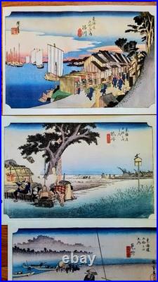 18 Rare WithMakers Marks! Hiroshige Utagawa Hiroshige Woodblock Prints