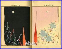 1902 Yachigusa Kimono Designs by Ueno Seiko Japan Original Woodblock Print Book
