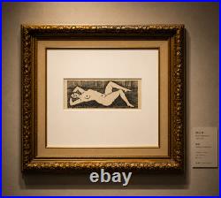 1925 Tsuguharu Foujita Original Woodblock Print Nude