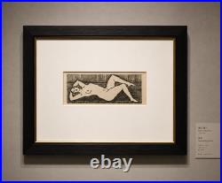 1925 Tsuguharu Foujita Original Woodblock Print Nude