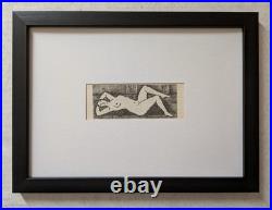 1925 Tsuguharu Foujita Original Woodblock Print Nude