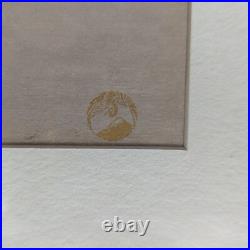 1930s Woodblock Print Iris After Ogata Korin Originally Edo Era Rimpa Style