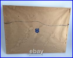 1930s Woodblock Print Iris After Ogata Korin Originally Edo Era Rimpa Style