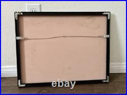 1950 Hitoshi Kiyohara Signed Wood Block Print Japanese Art 15/19 Inches Framed