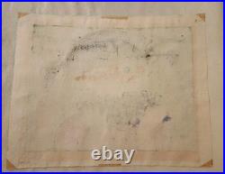 1973 Masaaki Miyazawa Japanese Woodblock Print Girl with Grapes Signed 187/200