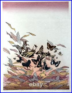 1983 Chizuko Yoshida Orig Signed JAPANESE Woodblock Print Hidamari -Sunny Spot