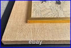 19th Century Kitagawa Tsukimaro After the bath Orig. Woodblock Print. 1800's