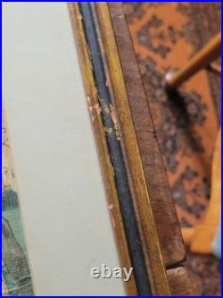 19th Century UTAGAWA KUNIYOSHI Japanese Woodblock Print Geishas Spring Time