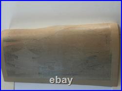 (2) Antique Hiroshige Japanese Woodblock Print 1st Edition Pair