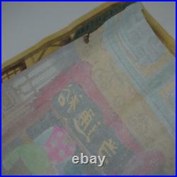 2 Colorful Japanese Woodblock PRINT Style VTG Cultural POSTER Paper PUB Pawn