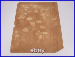 (4) Nishimura Hodo 20th c. Japanese Floral Woodblock Prints