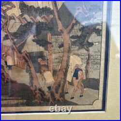 60's After Hiroshige 53 Stations of Tokaido 8th Station Oiso Japanese Woodblock