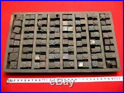 7-125 Rare 19 century wooden type printing type blocks Japanese woodblock book