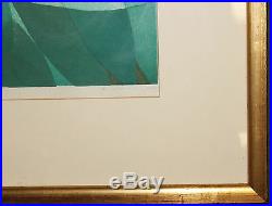 ANSEI UCHIMA-Japanese-Hand Signed LIM. ED Color Woodblock-Large Masterpiece