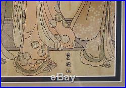 AUTHENTIC JAPANESE WOODBLOCK PRINT by Utagawa Toyokuni (17771835)