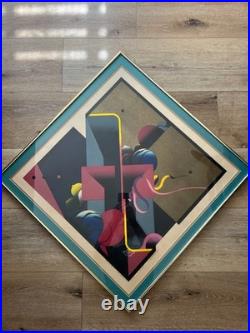 Akira Kurosaki Woodblock Print'Closed Room #5' 1971 Edition 10/30