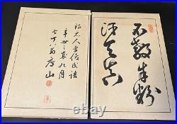 Antipue Japanese Woodblock Print Book Kimono Hinagata Textile Pattern swatch