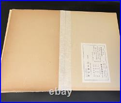 Antipue Japanese Woodblock Print Book Kimono Hinagata Textile Pattern swatch