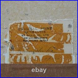 Antique 19th C. Meiji era Japanese Ukiyo-e Woodblock Print By Toyohara Kunichika