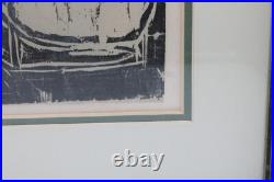 Antique Asian Woodblock Print Unsigned