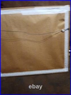 Antique Framed Japanese Woodblock Print By Utagawa Hiroshige. Moonlit Prints