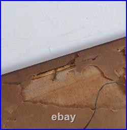 Antique Japanese Suzuki Shonen Mountain village in the snow Woodblock Print