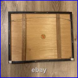 Antique Japanese Ukiyo-e Woodblock Print Comic Scenes Edo Period Framed