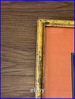 Antique Japanese Utagawa Kuniyoshi Woodblock Print Woman Playing with a Cat