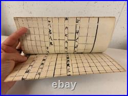 Antique Japanese Woodblock Prints Double Sided Affixed to Paper with Men Figures