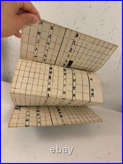 Antique Japanese Woodblock Prints Double Sided Affixed to Paper with Men Figures