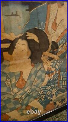 Antique Original Japanese Woodblock Print