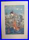 Antique_Utagawa_Kuniyoshi_Ide_Jewel_River_Woman_Woodblock_Print_Framed_VG_18x14_01_luf