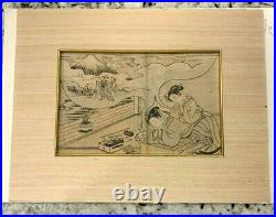 Atrributed to Koryusai or Haranobu shunga Japanese Woodblock Prints Ukiyo-e