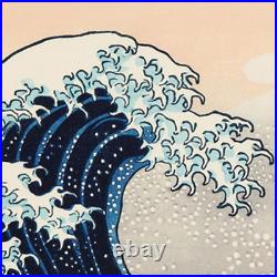 Authentic Hokusai Ukiyo-e Woodblock Print -Great Wave off Kanagawa