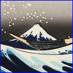 Authentic Hokusai Ukiyo-e Woodblock Print -Great Wave off Kanagawa