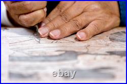 Authentic Hokusai Ukiyo-e Woodblock Print -Great Wave off Kanagawa