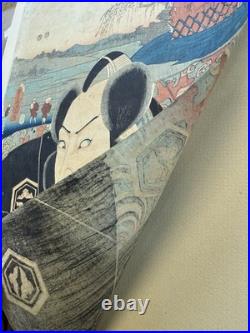 Authentic Japanese Woodblock Print Utagawa Kunisada (Toyokuni III, 1786-1865)