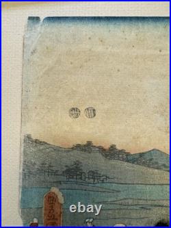 Authentic Japanese Woodblock Print Utagawa Kunisada (Toyokuni III, 1786-1865)